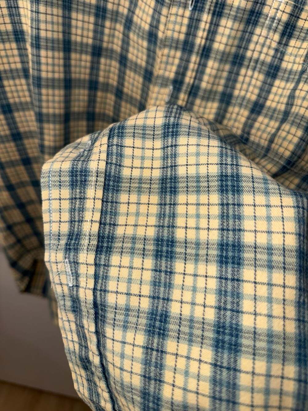 Vintage 90s Polo Ralph Lauren Vintage Plaid Short Sleeve Button-Down Shirt - Picture 3 of 8